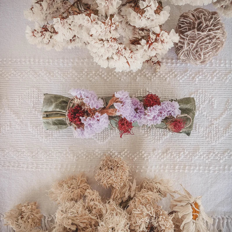 Eucalyptus Leaf & Flowers Smudge Sticks